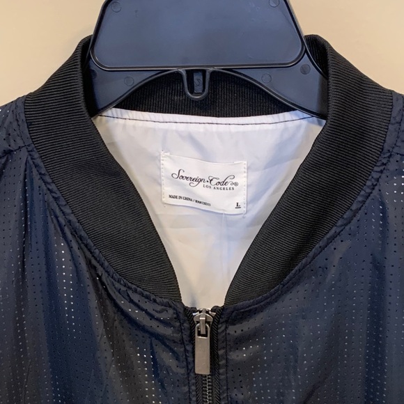 Sovereign Code Flight Bomber Perforated Jacket - Picture 3 of 9